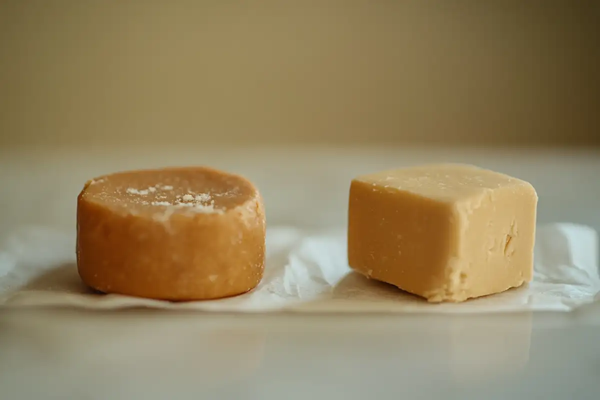 Is mazapan the same as marzipan? Peanut and almond sweets side by side