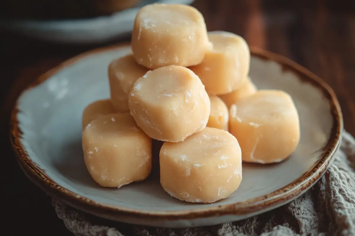 What is marzipan made of in Mexico? Peanut-based marzipan candy pieces.